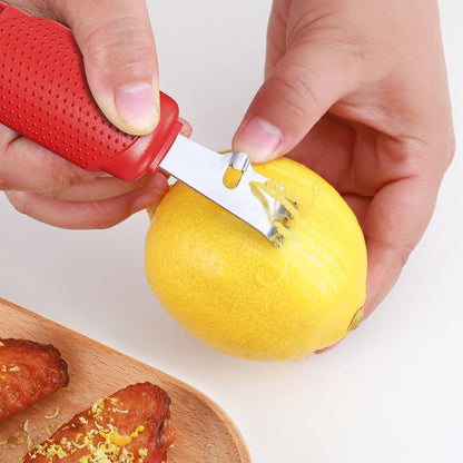 3 in 1 Citrus Zester Tool, Lemon Citrus, Orange Zester and Grater