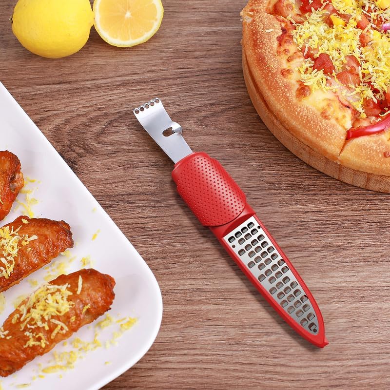 3 in 1 Citrus Zester Tool, Lemon Citrus, Orange Zester and Grater