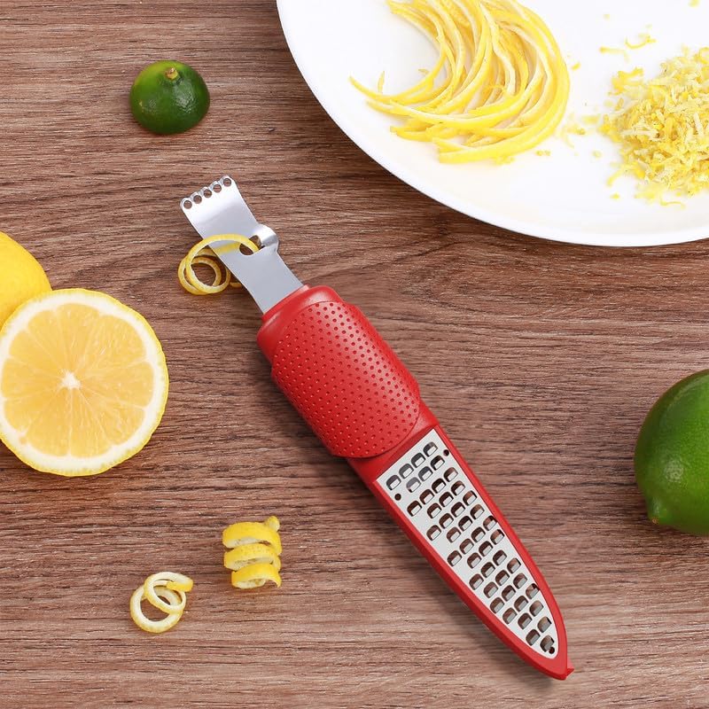 3 in 1 Citrus Zester Tool, Lemon Citrus, Orange Zester and Grater