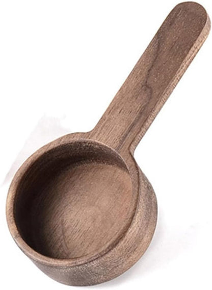 Wooden Scoops for Canisters, Coffee Scoop,Korean Style 6.61 inch Wooden Coffee Ground Spoon, Measuring for Ground Beans or tea, Soup Cooking Mixing Stirrer Kitchen Tools Utensils