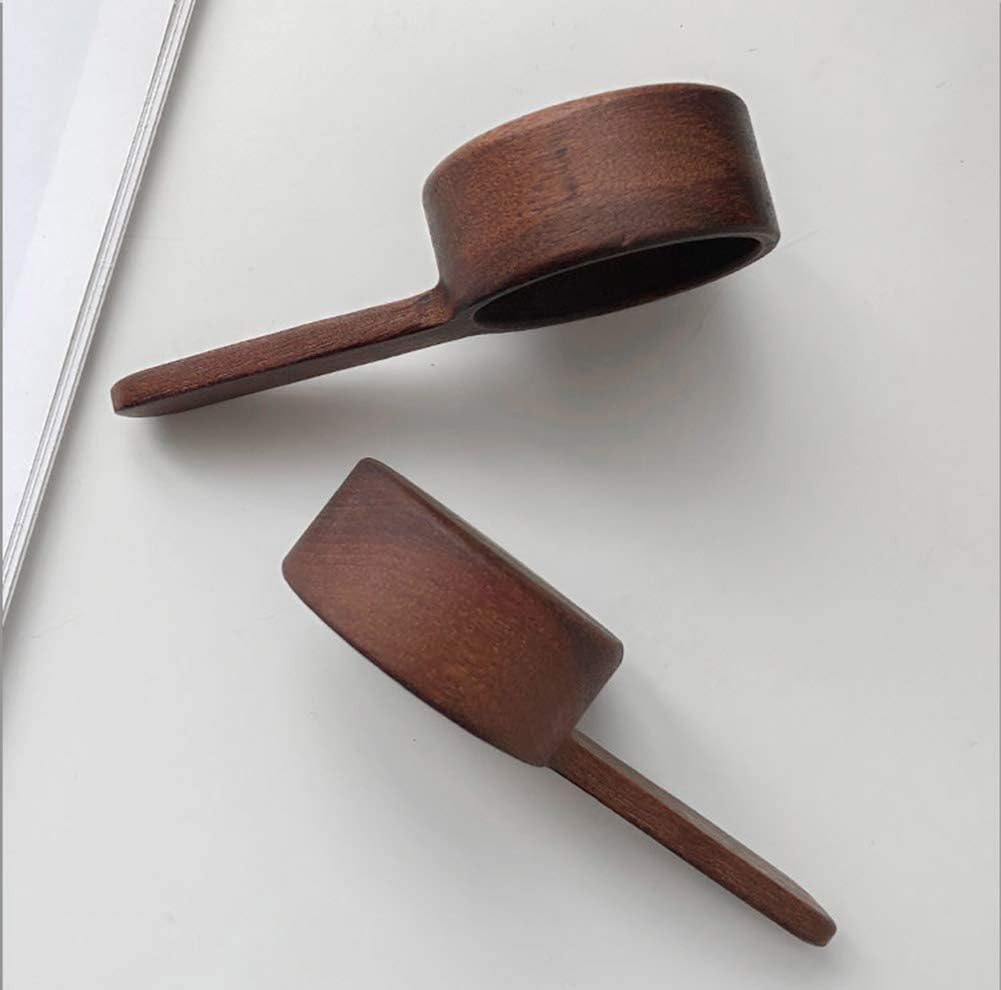 Wooden Scoops for Canisters, Coffee Scoop,Korean Style 6.61 inch Wooden Coffee Ground Spoon, Measuring for Ground Beans or tea, Soup Cooking Mixing Stirrer Kitchen Tools Utensils