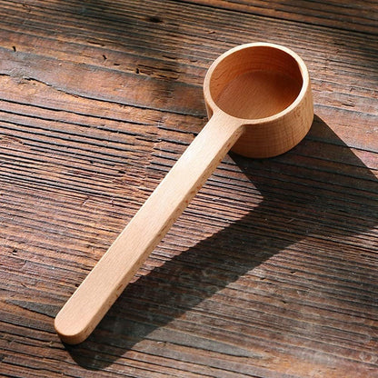 Wooden Scoops for Canisters, Coffee Scoop,Korean Style 6.61 inch Wooden Coffee Ground Spoon, Measuring for Ground Beans or tea, Soup Cooking Mixing Stirrer Kitchen Tools Utensils