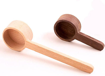 Wooden Scoops for Canisters, Coffee Scoop,Korean Style 6.61 inch Wooden Coffee Ground Spoon, Measuring for Ground Beans or tea, Soup Cooking Mixing Stirrer Kitchen Tools Utensils