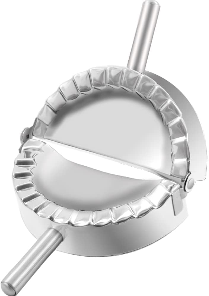6" Extra Large Empanada Maker Press, 2-in-1 Dough Cutter & Pie Mold | 6-inch Professional Dumpling Maker Mold for Authentic Empanadas, Pierogi, Ravioli, and Mini Pies. Heavy Duty Kitchen Tool.