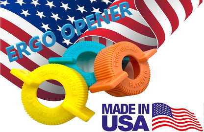 3-Pack WATER BOTTLE Opener | Arthritis Sufferers Elderly Seniors Weak Hands | Easy Twist-Off Plastic Bottle Opening Tool Travel On-Go | Carpal Tunnel | MADE in USA