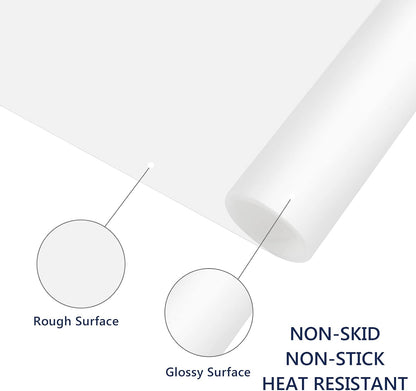 2 Pack Silicone Crafting Mats, 15.7" x 11.8" Silicone Mat for Crafts, Large Heat Resistant Sheet for Jewelry Casting, Epoxy Resin, Painting, Counter Table Protector, Placemat, Nonstick, Black