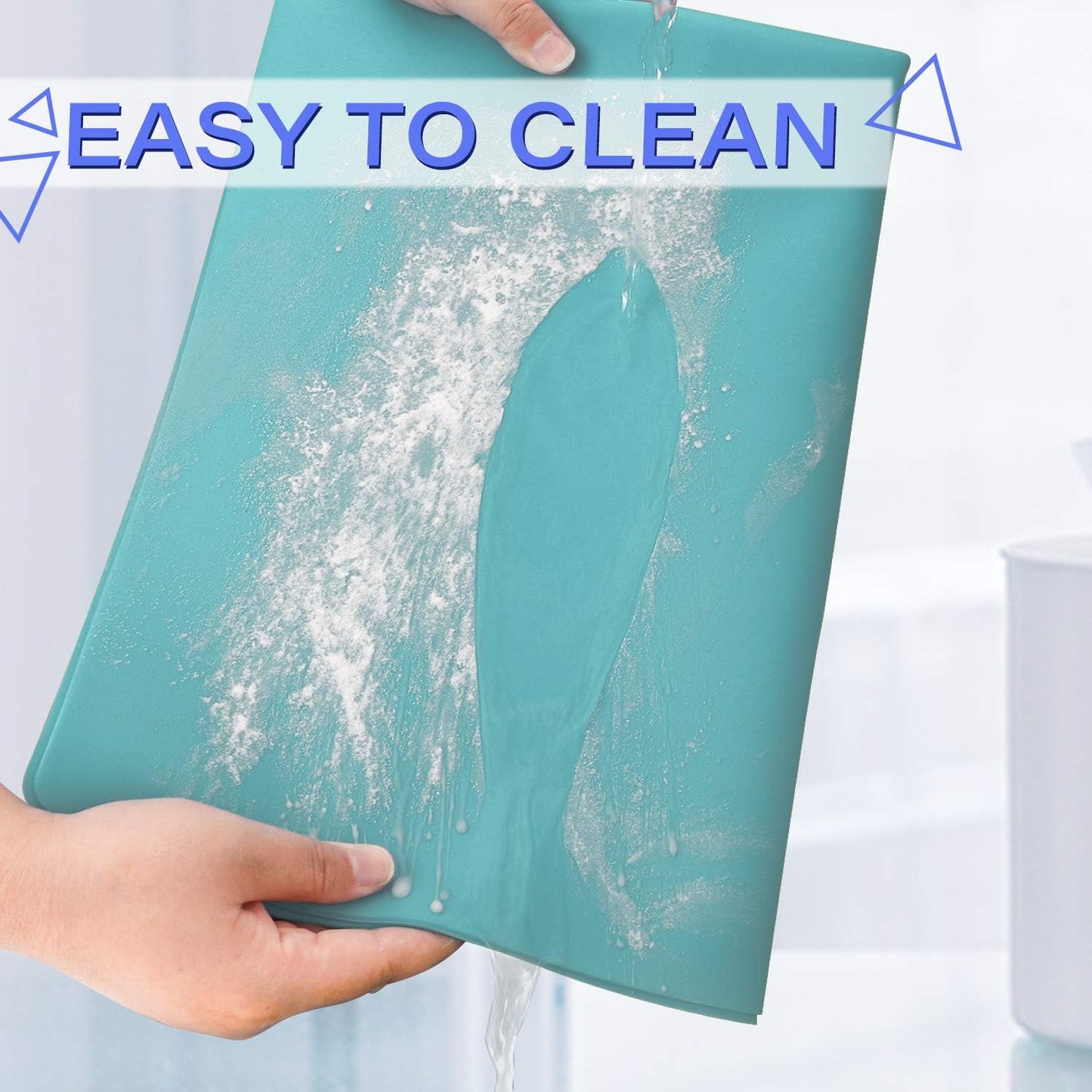 2 Pack Silicone Crafting Mats, 15.7" x 11.8" Silicone Mat for Crafts, Large Heat Resistant Sheet for Jewelry Casting, Epoxy Resin, Painting, Counter Table Protector, Placemat, Nonstick, Black