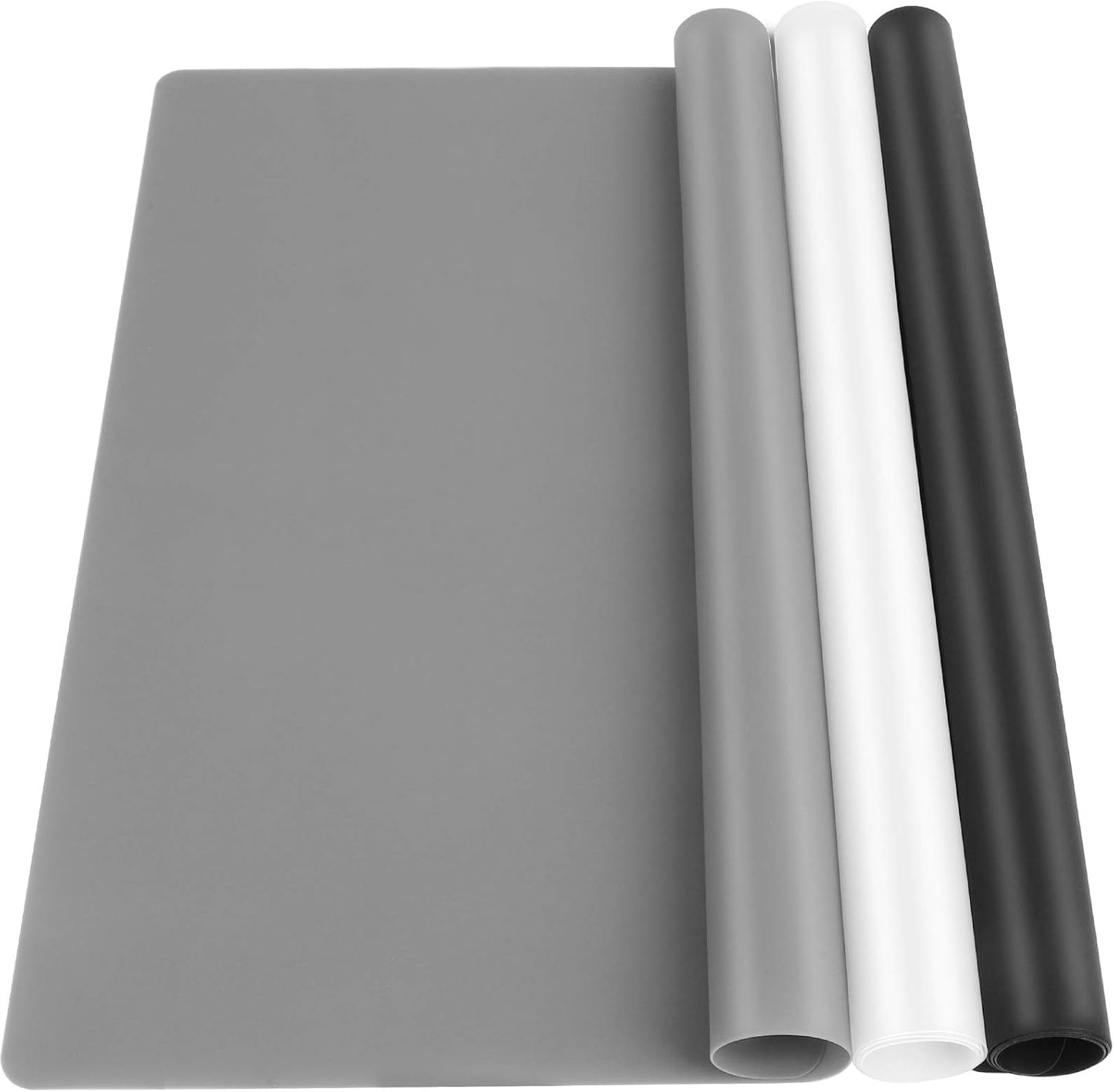 Silicone Mat for Resin Molds, 3 PCS Silicone Mats for Epoxy Resin, UV Resin, Play Dough Mat, Clay Mat, Nonstick Silicone Sheets Pads for DIY Arts and Crafts, Pink & Purple & Blue, 15.7”x 11.7”