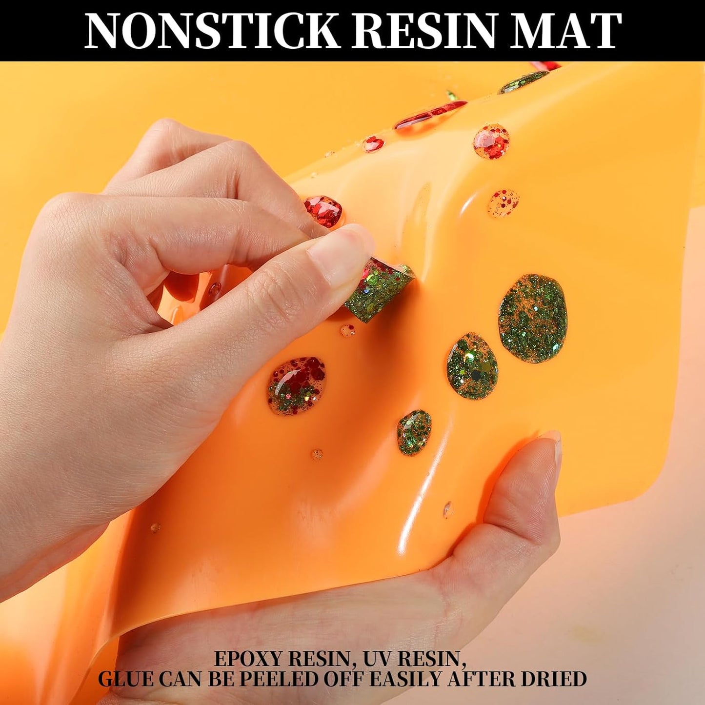 Silicone Mat for Resin Molds, 3 PCS Silicone Mats for Epoxy Resin, UV Resin, Play Dough Mat, Clay Mat, Nonstick Silicone Sheets Pads for DIY Arts and Crafts, Pink & Purple & Blue, 15.7”x 11.7”