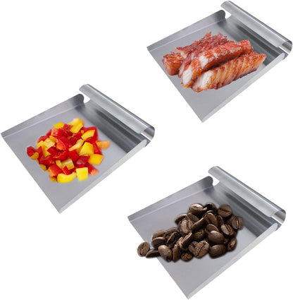 Stainless Steel Food Scooper, Food Mover, Shovel Spatula (5.9")