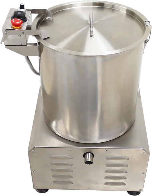 Electric Salad Dryer Commercial Salad Spinner(6KG) Vegetable Fruit Dryer Stainless Steel for Resturant 110V 750W
