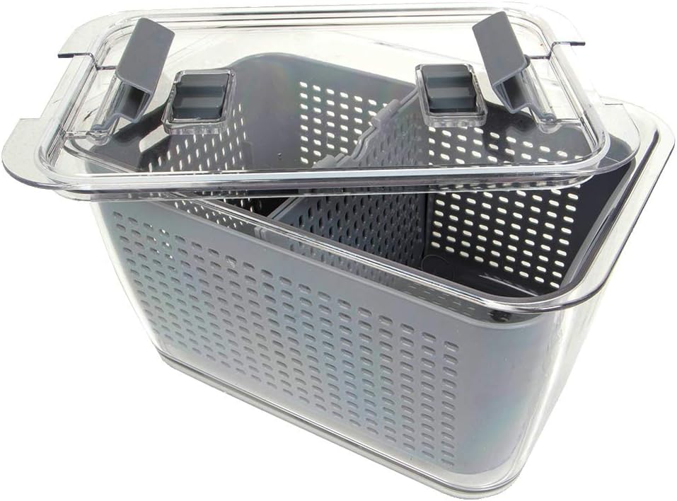 Stackable Fridge Storage Colander Containers, Variety Pack