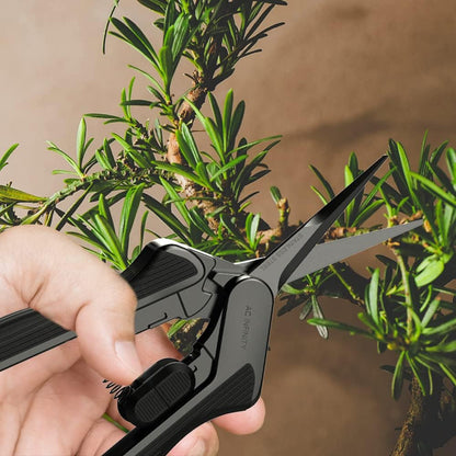 Ergonomic Pruning Shear 6.6”, Stainless Steel Straight Blades