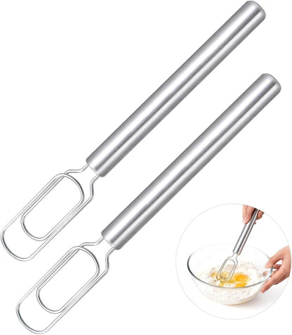 Danish Dough Whisk 2 Pack 12 Inch Stainless Steel for Sourdough Starter