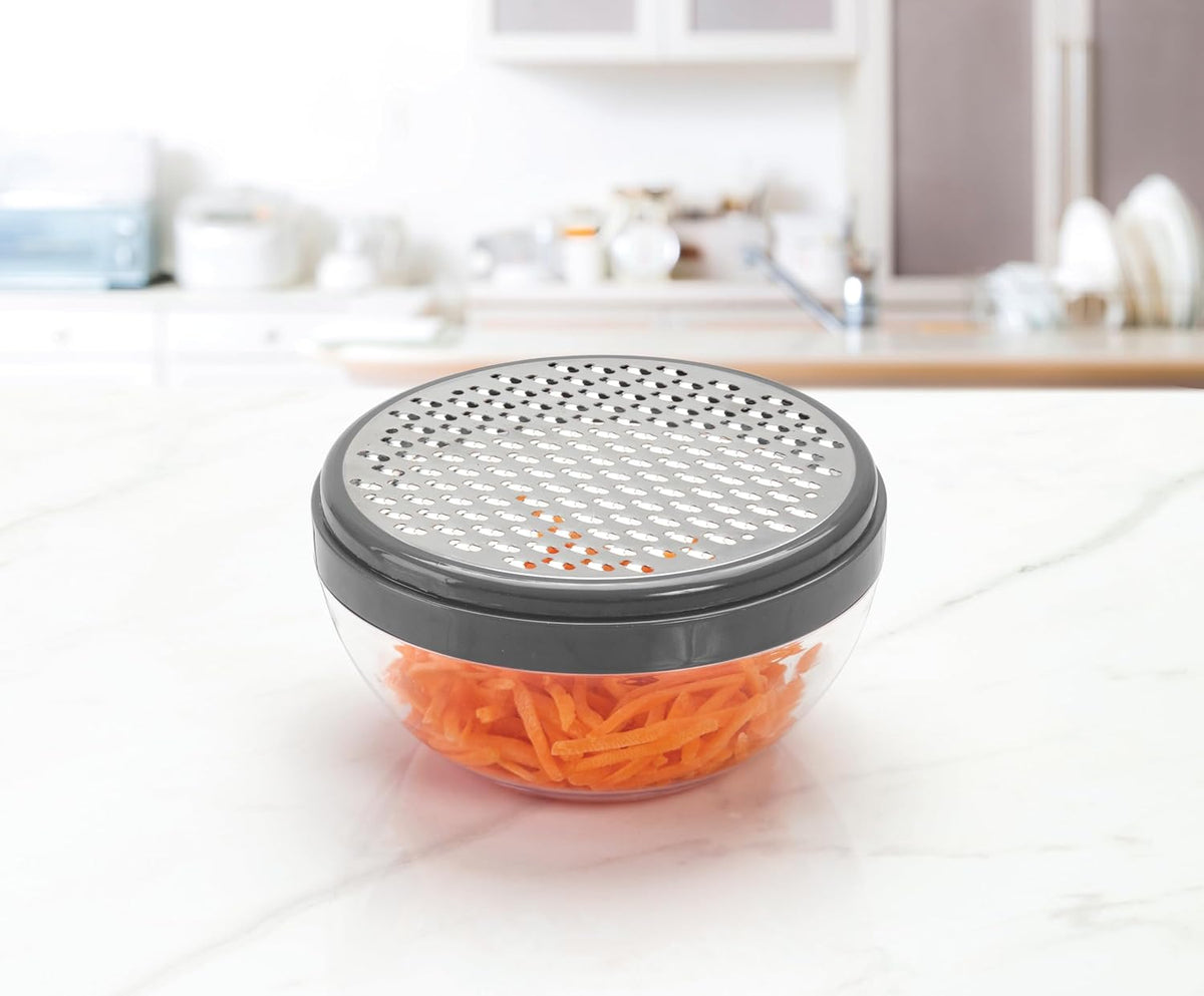 Joie 3 in 1 Prep Blade Ball to Slice, Spiralize, and Grate Veggies, Stainless Steel, 1 Count