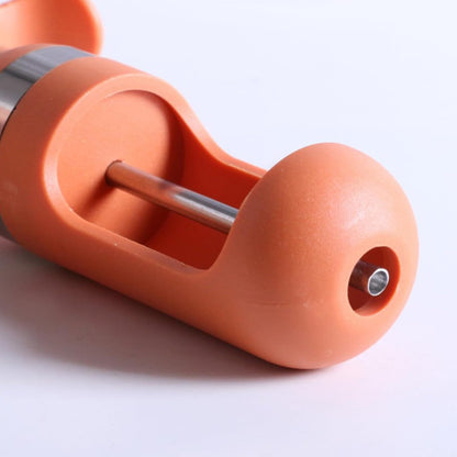Red Dates Corer, Jujube Pitter Multifunctional, Portable Fruit Core Remover with Unique Design Fruit Core Remover for Red Dates, Pear, Cherry, Jujube (Orange)