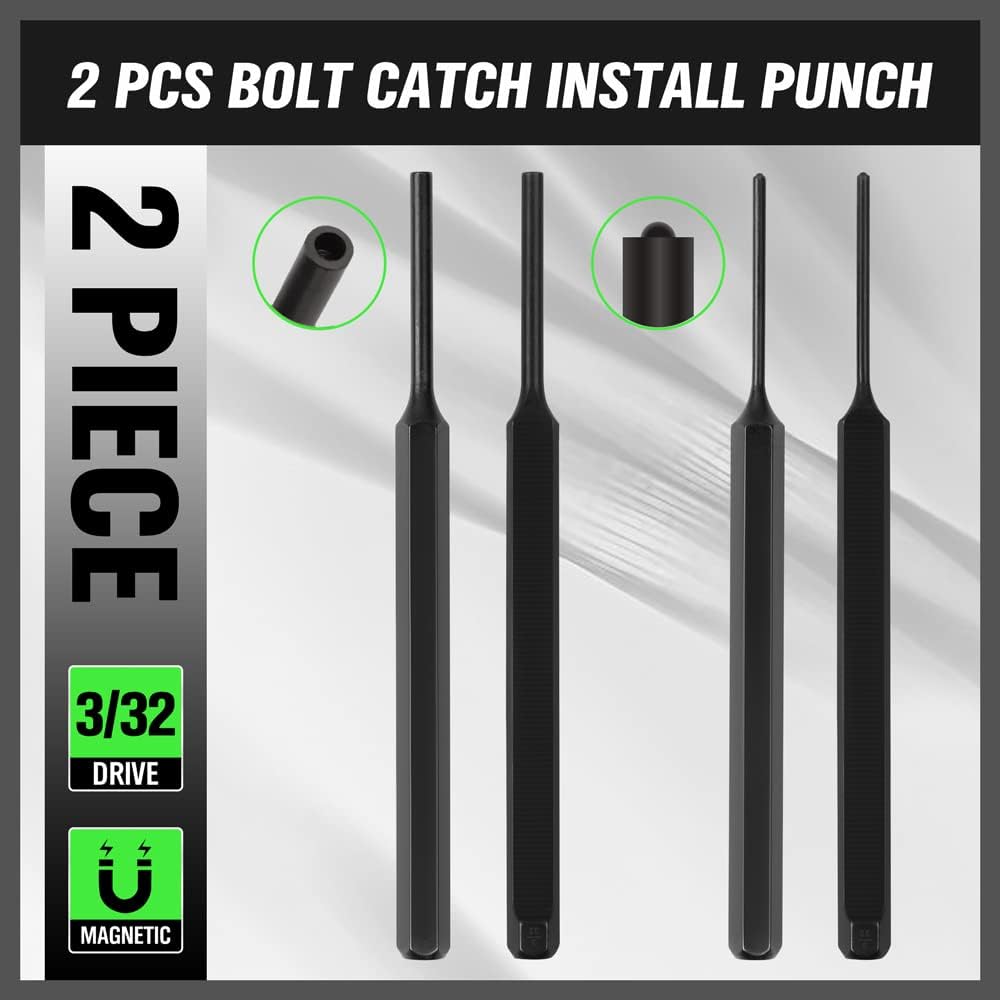 SWANLAKE 9-Pieces Roll Pin Punch Set, Removing Repair Tool with Holder for Automotive, Watch Repair,Jewelry and Craft