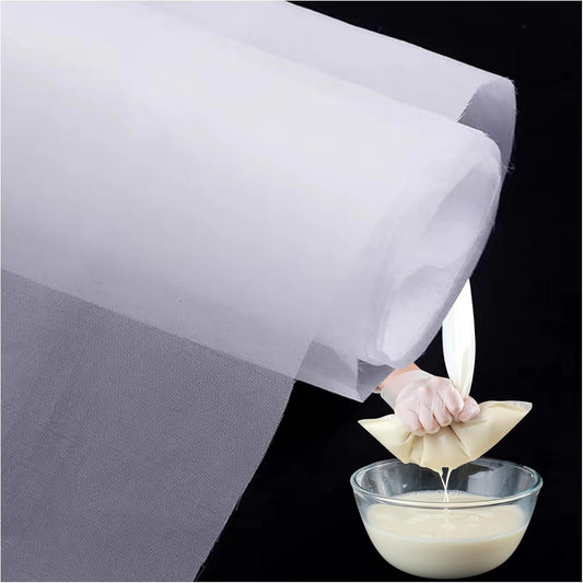 39 x 78 inch Food Grade Nylon Filter Mesh (200 mesh/75 Micron) | 60 80 100 200 300 400 500 Mesh Filter Fabric, Ultra Fine Mesh Screen for Milk Juice Wine