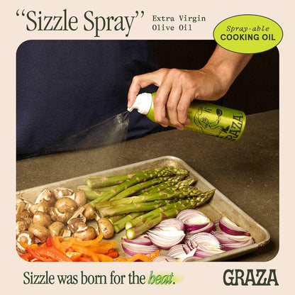 Sizzle Extra Virgin Olive Oil Spray, Cooking Oil, 5 Fl Oz | High Polyphenol Peak Harvest EVOO Cooking Oil in a Spray Bottle - Single Origin Olive Oils from Spain