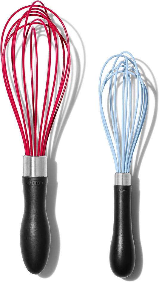 Good Grips 2-Piece Silicone Whisk Set