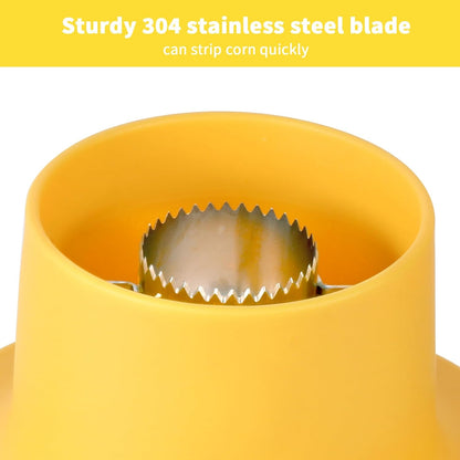 Corn Cob Strippe,Corn Peeler for Corn on the Cob,Corn Kernel Remover Tool with Anti Slip Cover,Corn Cutter Easy to Use