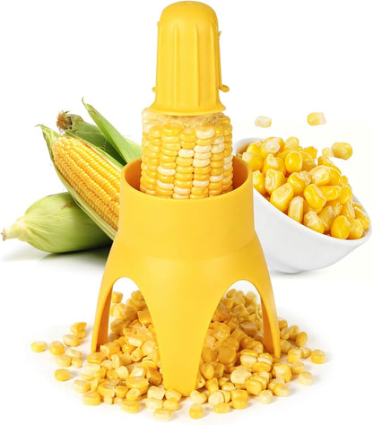 Corn Cob Strippe,Corn Peeler for Corn on the Cob,Corn Kernel Remover Tool with Anti Slip Cover,Corn Cutter Easy to Use