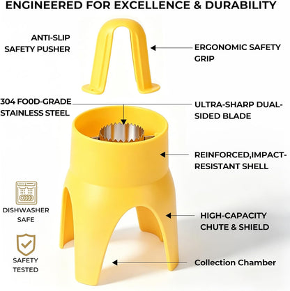 Corn Cob Strippe,Corn Peeler for Corn on the Cob,Corn Kernel Remover Tool with Anti Slip Cover,Corn Cutter Easy to Use