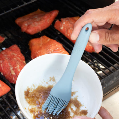 Premium Silicone Basting Brush - Heat Resistant BBQ, Pastry, Turkey Brush - Perfect for Cooking, Grilling, and Baking - Ultimate, Navy