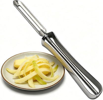 Kitchen vegetable peeler Stainless steel rotary peeler for vegetable and carrot fruit，with ergonomic safety and control handle-Dishwasher Safety