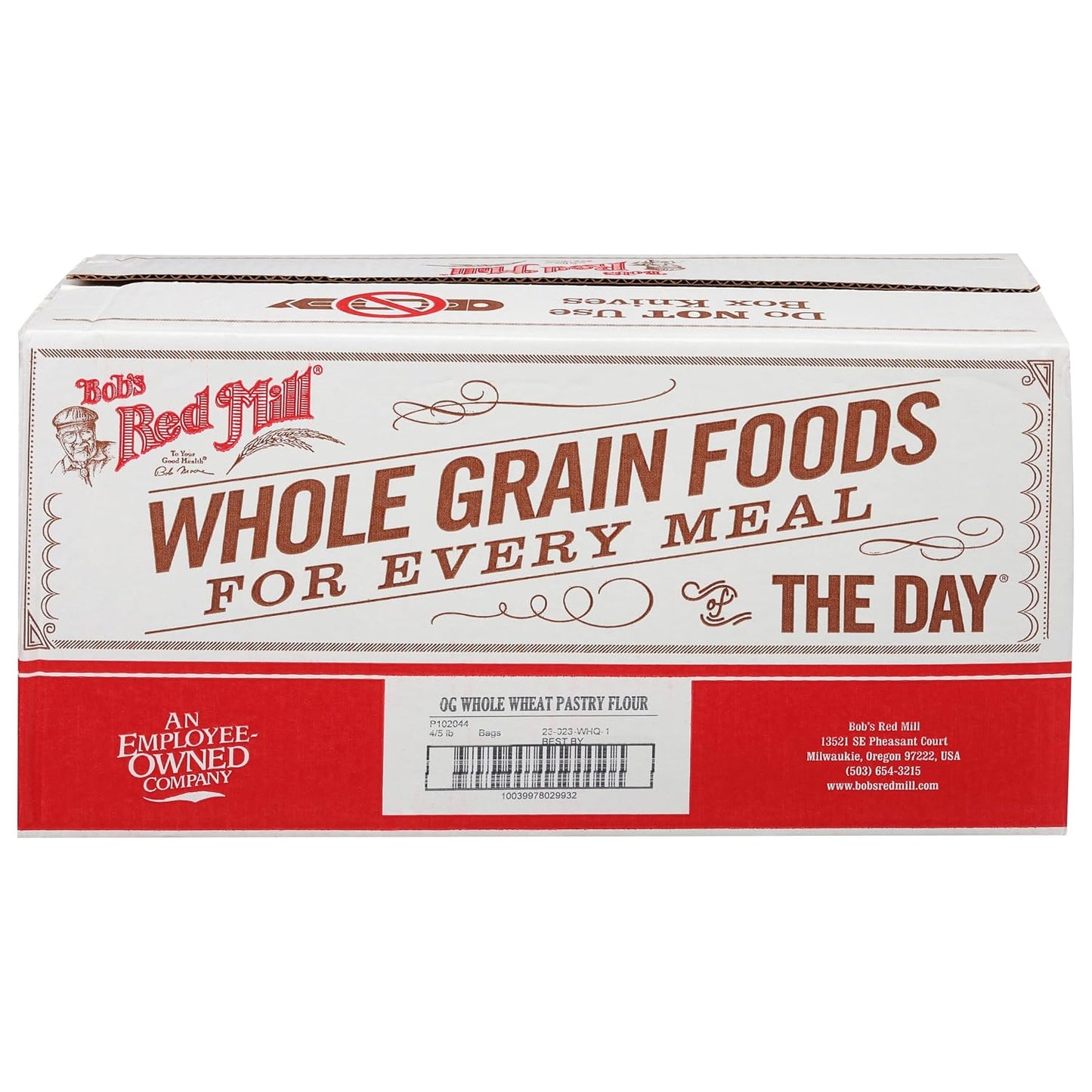 Organic Pastry Flour Whole Wheat 5 lb, 80 Ounce