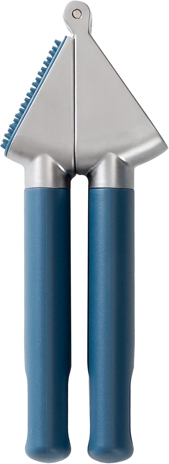 Vegetable Peeler, Stainless Steel Y-Peeler with Sharp Swivel Blade, Premium Zinc Alloy Construction, Ergonomic TPE Non-Slip Grip Handle, Blue