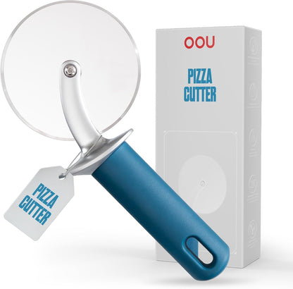 Vegetable Peeler, Stainless Steel Y-Peeler with Sharp Swivel Blade, Premium Zinc Alloy Construction, Ergonomic TPE Non-Slip Grip Handle, Blue