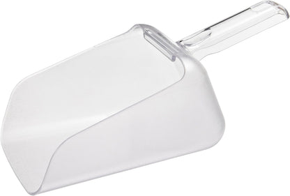 Commercial Products Bouncer Contour Scoop for Ingredient Bins, 64-Ounce, Clear, Restaurant/Kitchen Food Service Supplies for Ice/Animal Feed/Grains/Sand