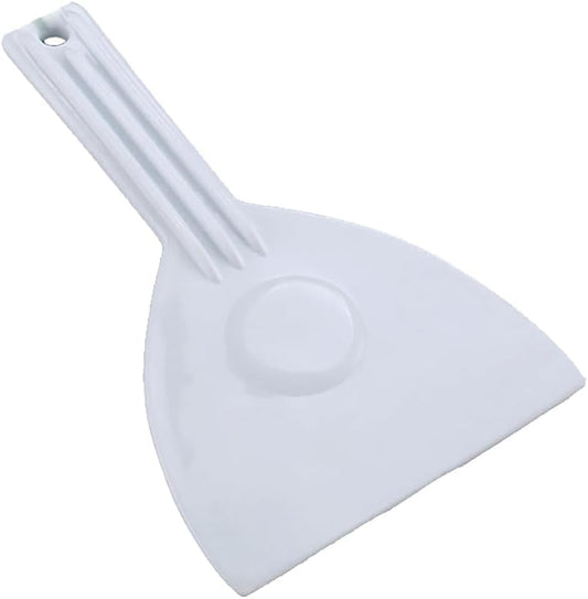 2 Pcs Plastic Handle Scrapers Cake Cream Spatula Dough Pastry Pizza Cutter Baking Food Scrappers for Home Kitchen