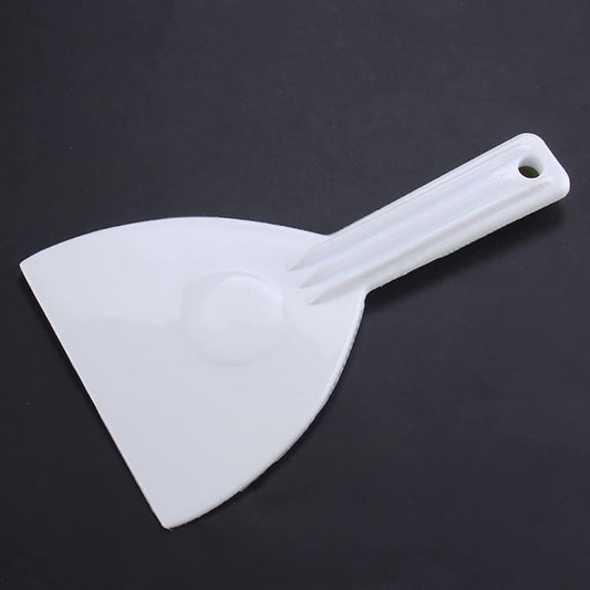 2 Pcs Plastic Handle Scrapers Cake Cream Spatula Dough Pastry Pizza Cutter Baking Food Scrappers for Home Kitchen