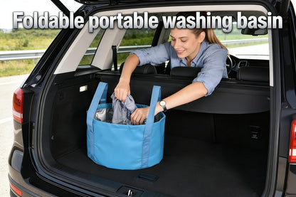 Foldable Washing Basin, Portable Bucket for Camping & Travel