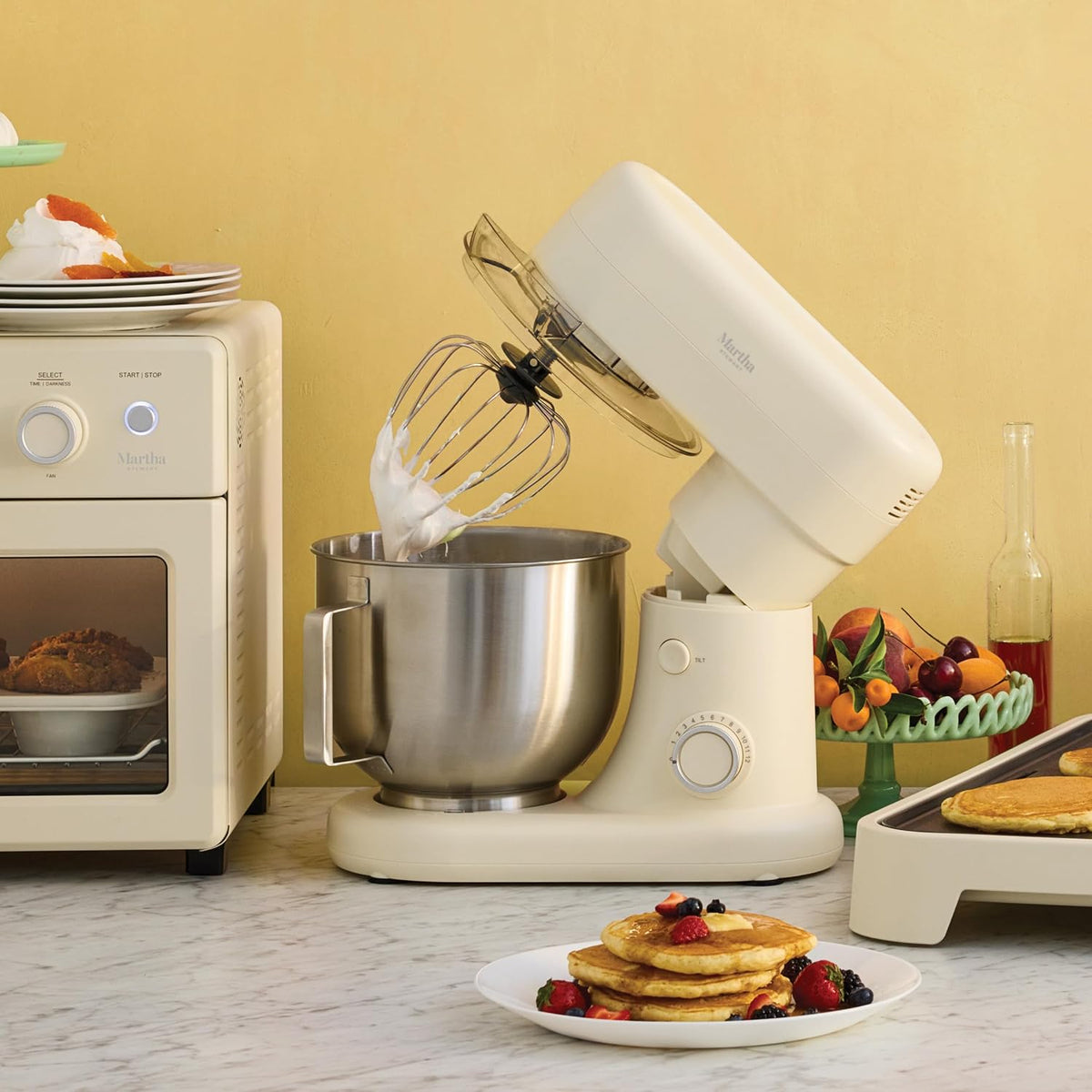 5.3QT Tilt Head Stand Mixer, 12 Speeds, Stainless Steel Bowl