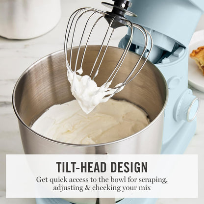 5.3QT Tilt Head Stand Mixer, 12 Speeds, Stainless Steel Bowl