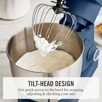 5.3QT Tilt Head Stand Mixer, 12 Speeds, Stainless Steel Bowl