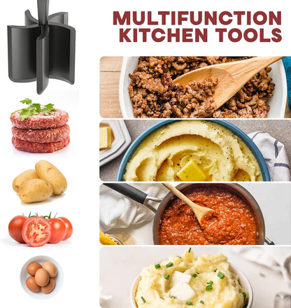 Meat Chopper Hamburger Grinder, Kitchen Smasher for Ground Beef