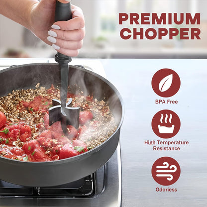 Meat Chopper Hamburger Grinder, Kitchen Smasher for Ground Beef