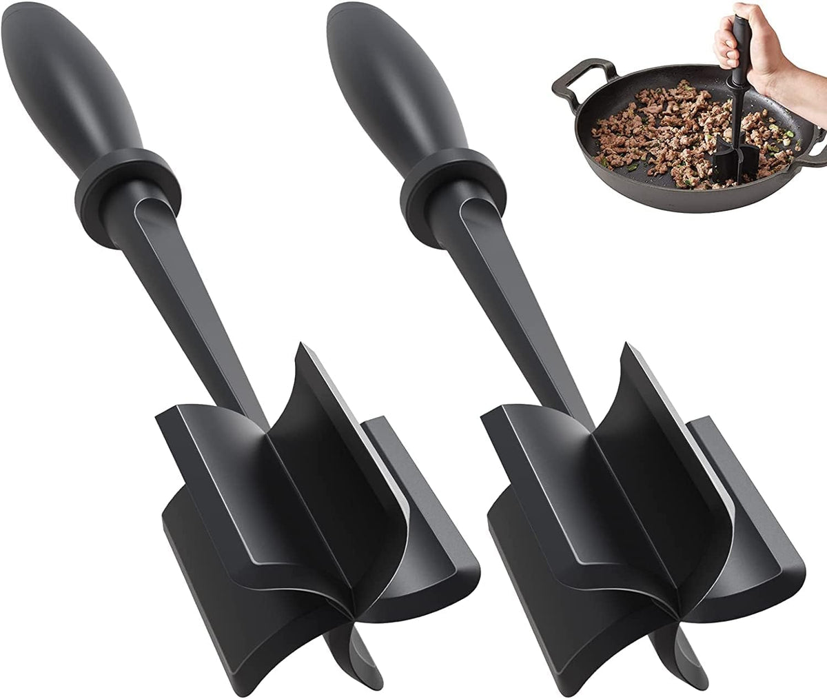 Meat Chopper Hamburger Grinder, Kitchen Smasher for Ground Beef