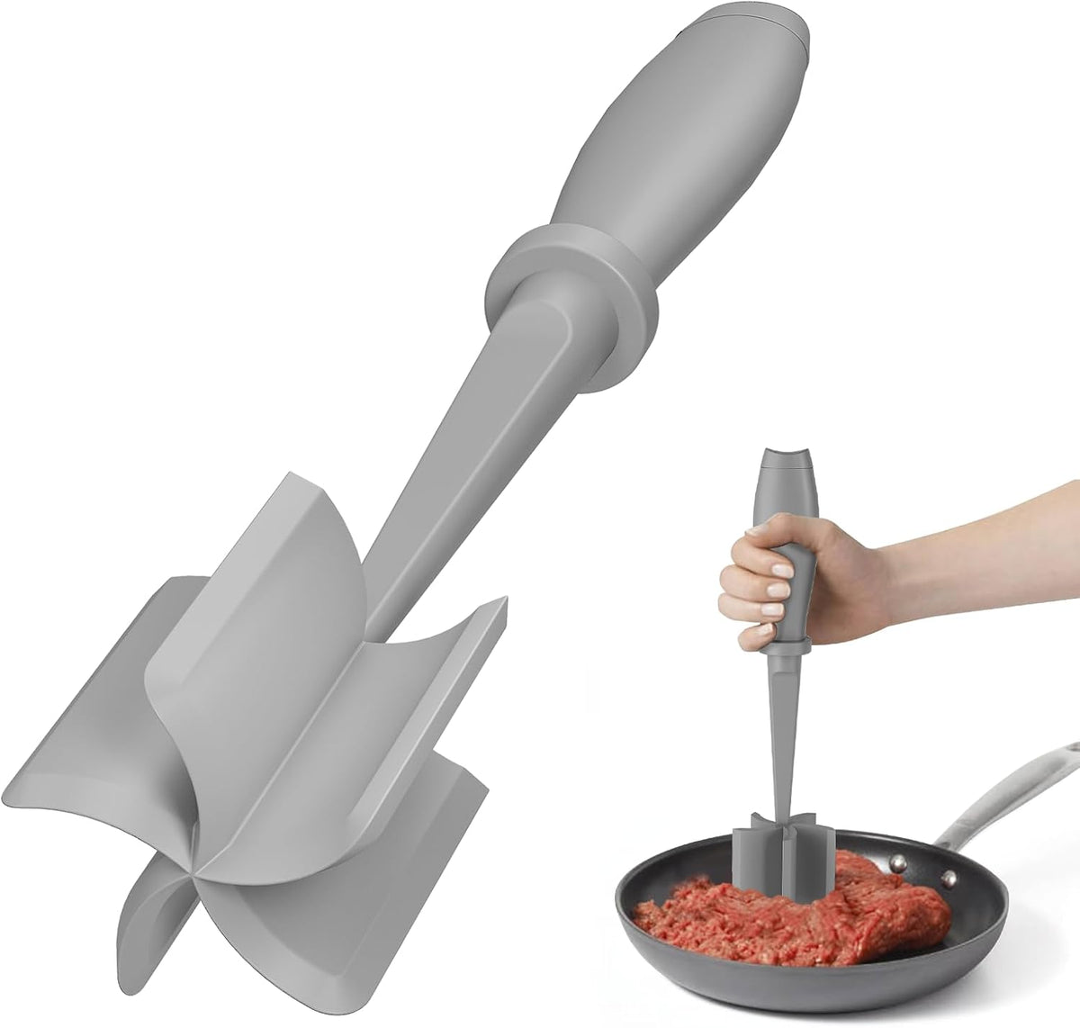 Meat Chopper Hamburger Grinder, Kitchen Smasher for Ground Beef