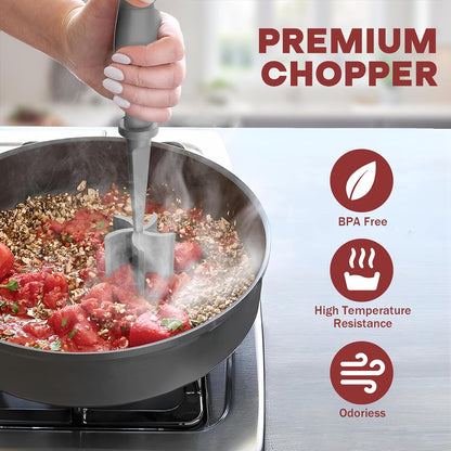 Meat Chopper Hamburger Grinder, Kitchen Smasher for Ground Beef