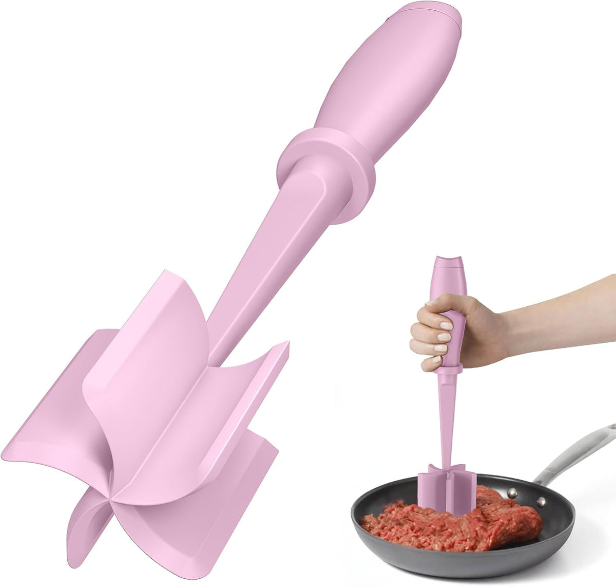 Meat Chopper Hamburger Grinder, Kitchen Smasher for Ground Beef
