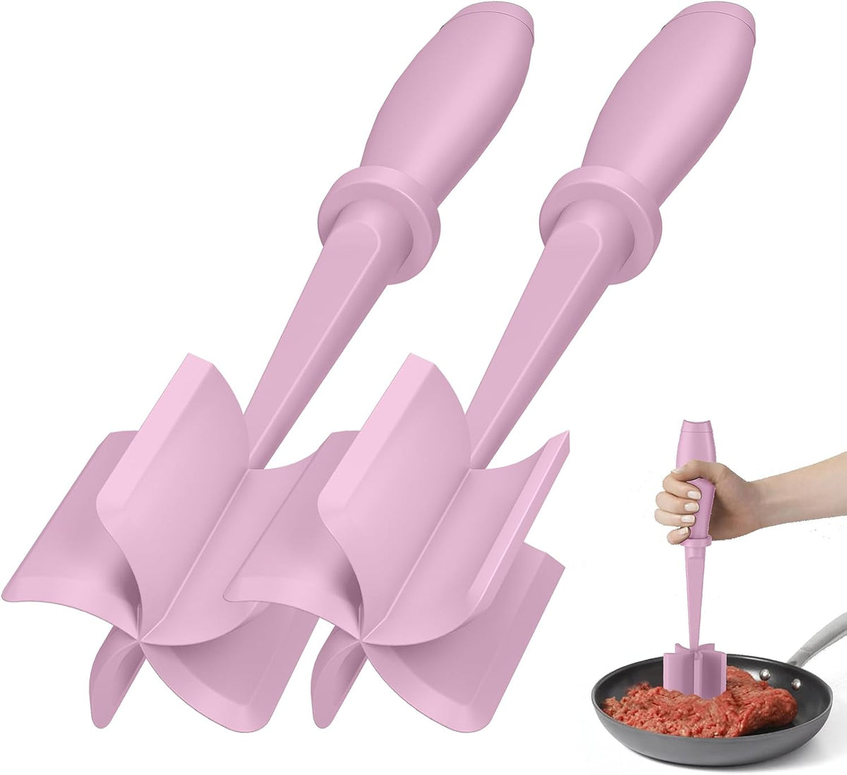 Meat Chopper Hamburger Grinder, Kitchen Smasher for Ground Beef