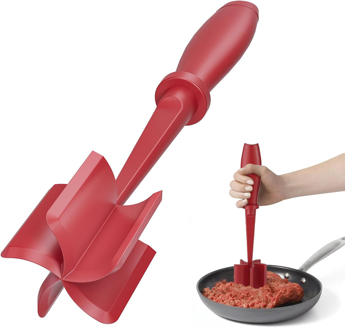 Meat Chopper Hamburger Grinder, Kitchen Smasher for Ground Beef