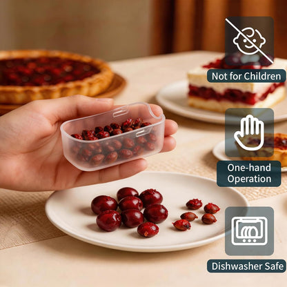 7 in 1 Cherry Pitter Tool for Multiple Cherries Seed Remover Quick and Effortless Removal Suitable for kitchen, Save Time & Space for Making Cherry Jam