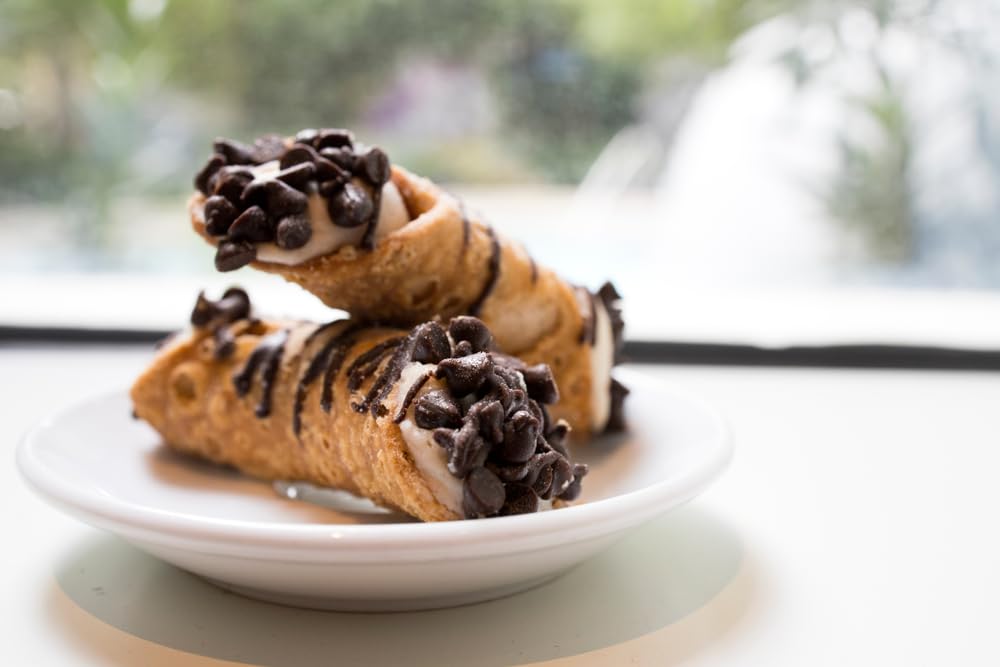 Mini Cannoli Shells | Traditional Sicilian-Style Dessert | Product of Italy | 24 Count | Fill with Cream, Custard, Ricotta Cheese, Pudding, or Ice Cream | 7.76 oz (Pack of 2)