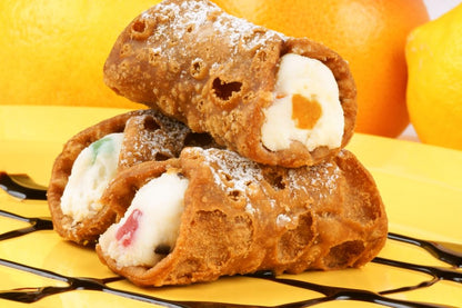 Mini Cannoli Shells | Traditional Sicilian-Style Dessert | Product of Italy | 24 Count | Fill with Cream, Custard, Ricotta Cheese, Pudding, or Ice Cream | 7.76 oz (Pack of 2)